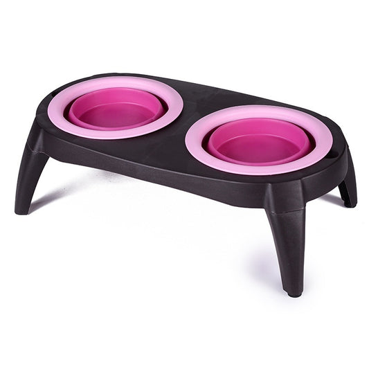 Double Gamelle Pliable de Voyage – Compacte, Portable & Anti-Débordement